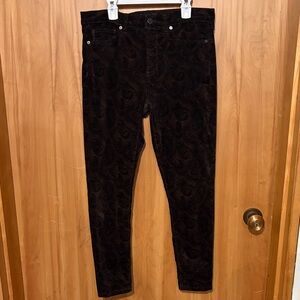 Banana Republic Women's Brown Paisley Skinny Pants